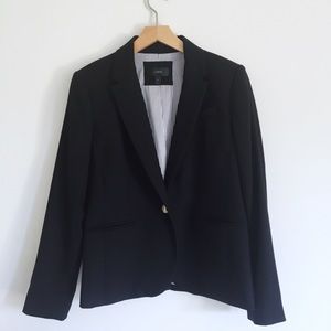 J Crew black wool blazer size 14